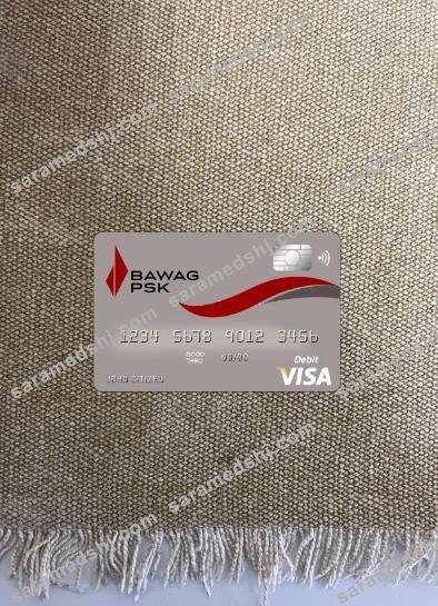 Austria Bawag PSK bank visa card photolook front